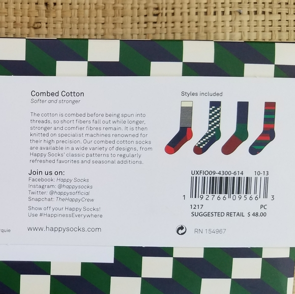 Happy Socks Underwear & Socks New Mens Happy Socks 4 Pairs Poshmark